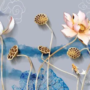Tranh Dán Tường Hoa Sen