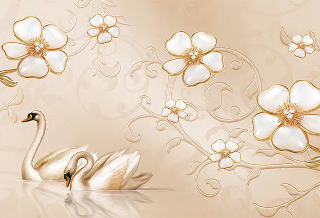 Tranh Dán Tường Hoa