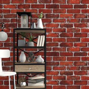 Giấy Dán Tường 3D Giả Gạch 35