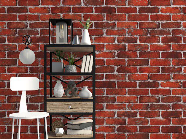 Giấy Dán Tường 3D Giả Gạch 35