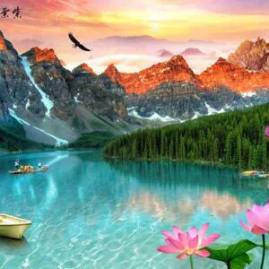 Tranh Dán Tường Sơn Thủy Phong Cảnh