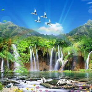 Tranh Dán Tường Sơn Thủy Phong Cảnh