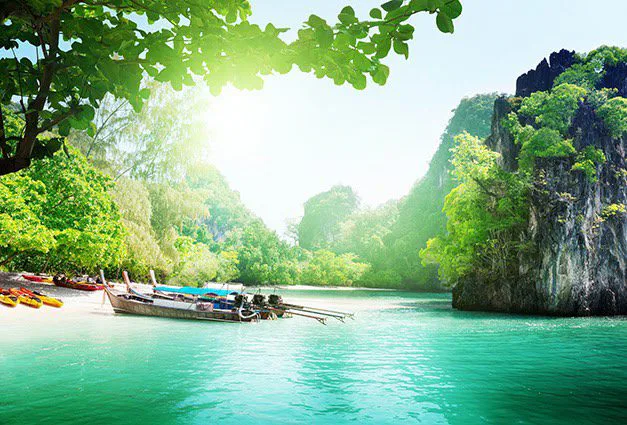 Tranh Dán Tường Sơn Thủy Phong Cảnh