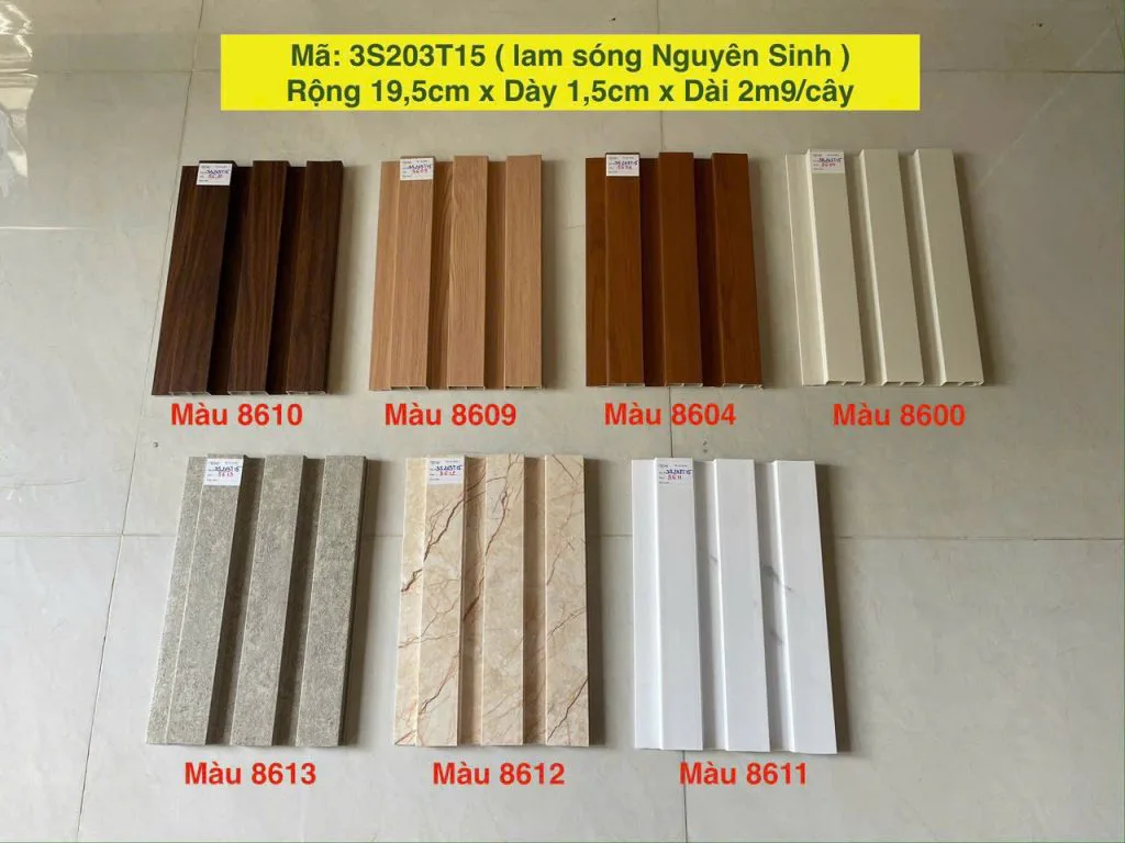 Lam sóng ốp tường